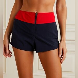 Cherokee red & navy swim bottoms coverup size large